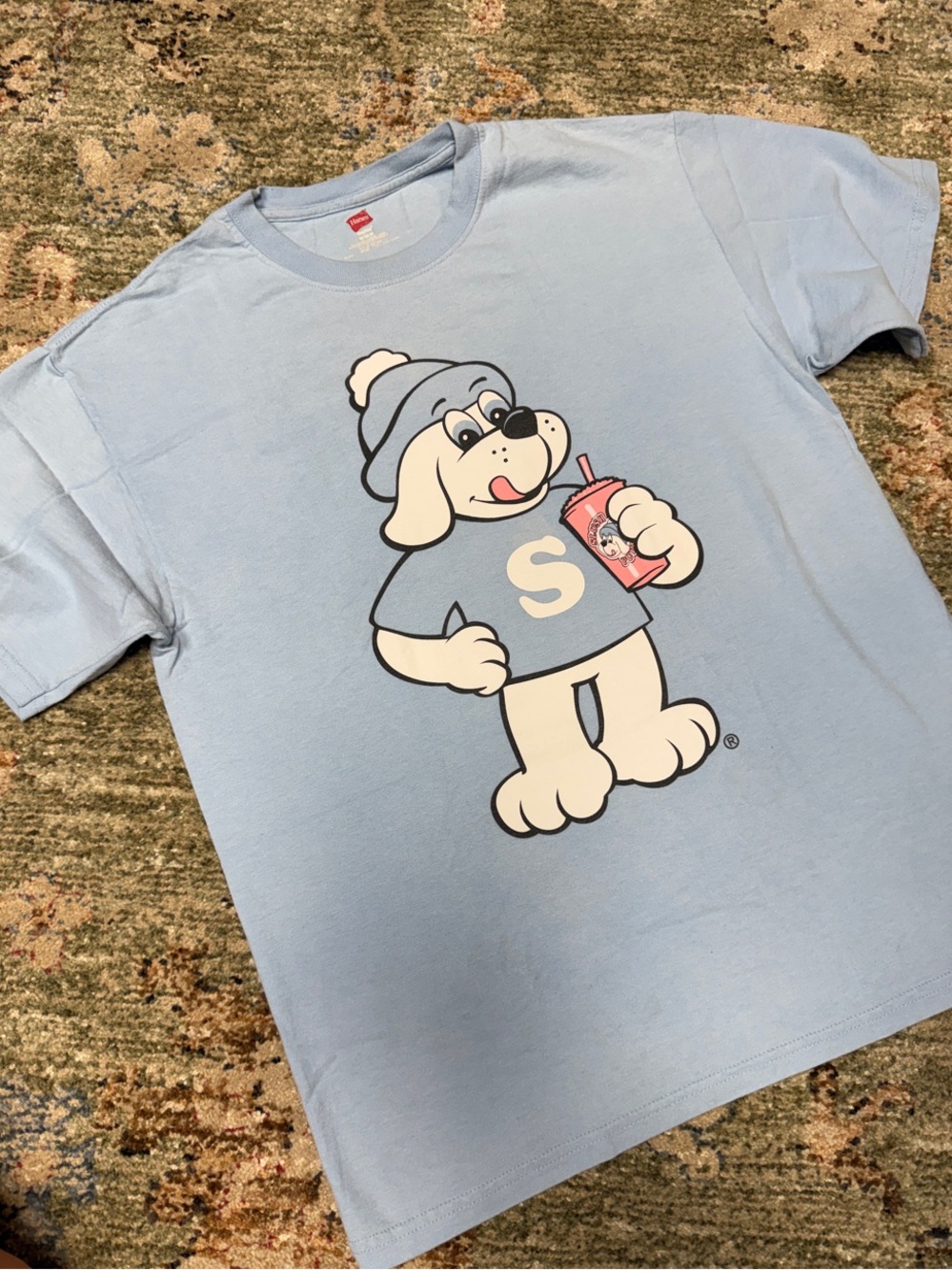 Vintage Hanes Light Blue Slush Puppy Graphic Tee